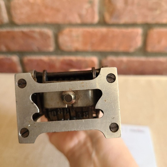 Vintage Office Kimhar Ink Number Stamper - Picture 3 of 7